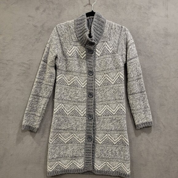 Maryline Cardigan Sweater Womens Size Small Wool Blend Italy Cozy Warm Comfy - Picture 1 of 7